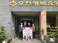 이재도 경북도의원, 추석맞아 포항 오천읍 행복요양원 위문