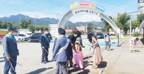한국국토정보공사 곡성구례지사, 전통시장 도우미로 앞장서~