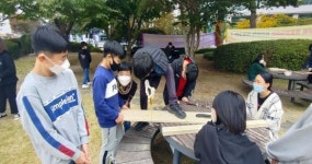 전주시, 초등학생들 노송광장에 ‘트리하우스’ 도전!