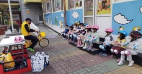 유치원·학교로 찾아가는 자전거 안전교육 재개