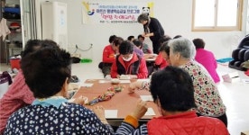 장흥군 회진면 지역사회보장협의체, ‘한땀 수예교실’ 운영