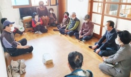 최종열 강진읍장, 겨울철 경로당 방문 인사