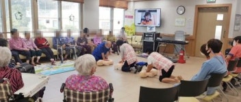 전남 장흥소방서  “ 언택트 시대 노인복지시설 비대면 소방안전교육” 실시