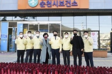 순천시의회, 보건소 찾아 근무자들 격려