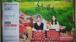 남원 춘향애인 사과, 홈쇼핑 연속 매진!