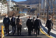 조광한 남양주시장, 오남읍 한양병원 앞 도로개설 현장 점검