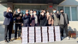 강진군 군동면 학생들 ‘사랑의 김장 나눔’