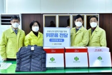 광주시 광산구의회, 추위 속 코로나19 근무자에게 따뜻함 전달
