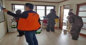 신풍동, 경로당 꼼꼼 방역 완료
