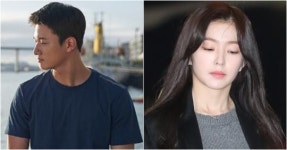 아이린과 영화 촬영한 남자 배우, 조심스럽게 