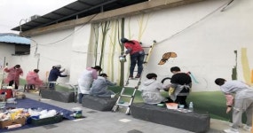 부안군 청소년상담복지센터, “청소년 힐링 꿈을 담는 벽화그리기” 진행