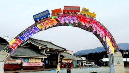 곡성군, 전통시장에 미디어아트 대가 이이남 작품 선보여