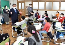 [포토뉴스] 김석준 교육감 초등학교 신학기 운영상황 점검