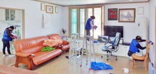 장흥지역자활센터, 경로당 청소사업 운영