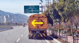 장흥군, 봄맞이 도로 노면 일제 청소