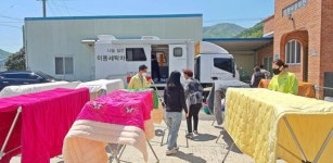 장흥군, 뽀송뽀송 나눔이동 세탁차 운영