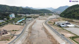 가평군, 달전천 생태하천 복원 공정률 98% 도달