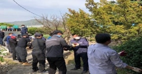 고창군 고창읍사무소 공직자 연탄나눔 봉사활동 펼쳐