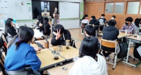 전남 함평중, ‘오늘은 나도 바리스타’ 직업체험 가져