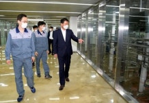 [포토]조인철 광주시 문화경제부시장, 매일유업(주) 광주공장 현장 방문