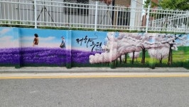 시기동 주민센터 주변 담장, 정읍의 향기 담은 벽화로 새 단장