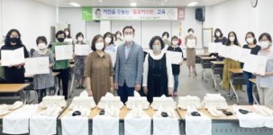 전남 화순군, ‘들꽃자수반’ 교육 호응 속 마무리