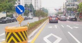 전남 광양시, 중마동 시가지 내 녹지형 중앙분리대 조성