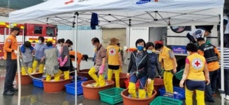 전남 장흥지역자활센터, 집중호우 피해지역 방문 봉사활동