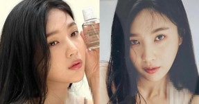 물 잔뜩 오른 조이… 안이 훤히 다 비치는 이 옷 입어 미모 터트렸다