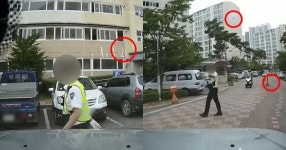 “안전벨트 안 맸다고 경찰에 붙잡혔습니다. 그런데 단속한 장소가…” (영상)