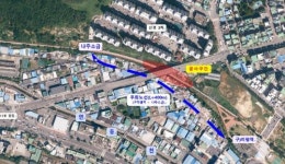 전남 여수시, 미평공원 일부구간 4개월간 우회도로 운영