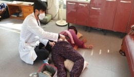 군산시 무의도서 찾아가는 의료서비스 운영