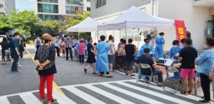 빛가람동 코로나 확산세 … 나주시, 아파트별 선제 검사 추진