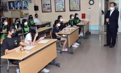 김석준 교육감, 해운대구 중학교 2학기 개학상황 점검
