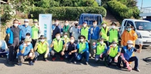 포스코 녹색 재능 봉사단, 태인동 용지마을 당산 환경정화 활동 실시
