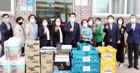 [포토]김영록 전남도지사, 추석명절 사회복지시설 위문