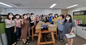 완공노, “추석 명절 비상근무 조합원 위문”