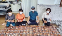 장흥군 유치면, 사랑의 밑반찬 지원사업 호응