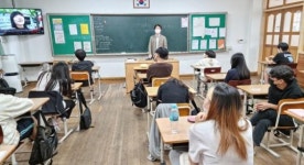 호남대 이효철 교수, 유덕중학교에서 응급구조사 진로특강