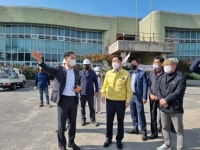 김장오 영광부군수, 읍·면사무소 신축건물 현장 점검 실시