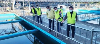 [포토]염방열 광주시상수도사업본부장, 덕남정수장 국가안전대진단 현장점검