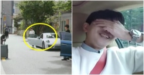 포르쉐로 재력 과시했는데 여성한테 매몰차게 거절당한 러브캐처 남성 (영상)