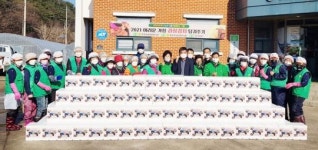 전남 무안군 몽탄면 새마을부녀회, 사랑의 김장 나눔 행사 가져
