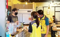 전남 여수시，‘긴급 이동 멈춤 기간’ 위생업소 방역현장 점검