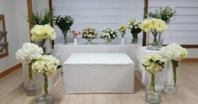 장례식장 빈소가 아닙니다… 내가 결혼할 예식장의 신부대기실입니다 (사진)