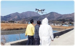 전남 장흥군, 드론 활용 ‘AI 방역활동’ 강화