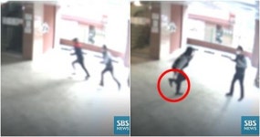 인천 흉기난동 사건, 경찰 행동 찍힌 'CCTV 영상' 최초 공개