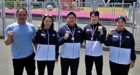 장흥군청 육상팀, 창단 후 첫 금메달 수확