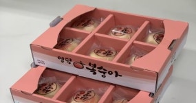 영덕 복숭아빵 개발.... 영덕군  특산 가공품으로 성장 계획