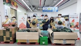 정읍 단풍미인 신선 농산물, 제주도 입맛 사로잡아